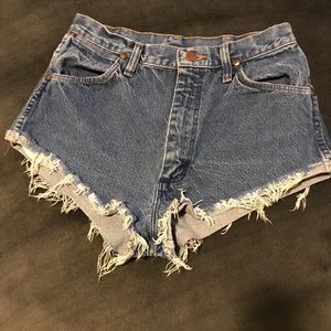 Wrangler high waisted shorts